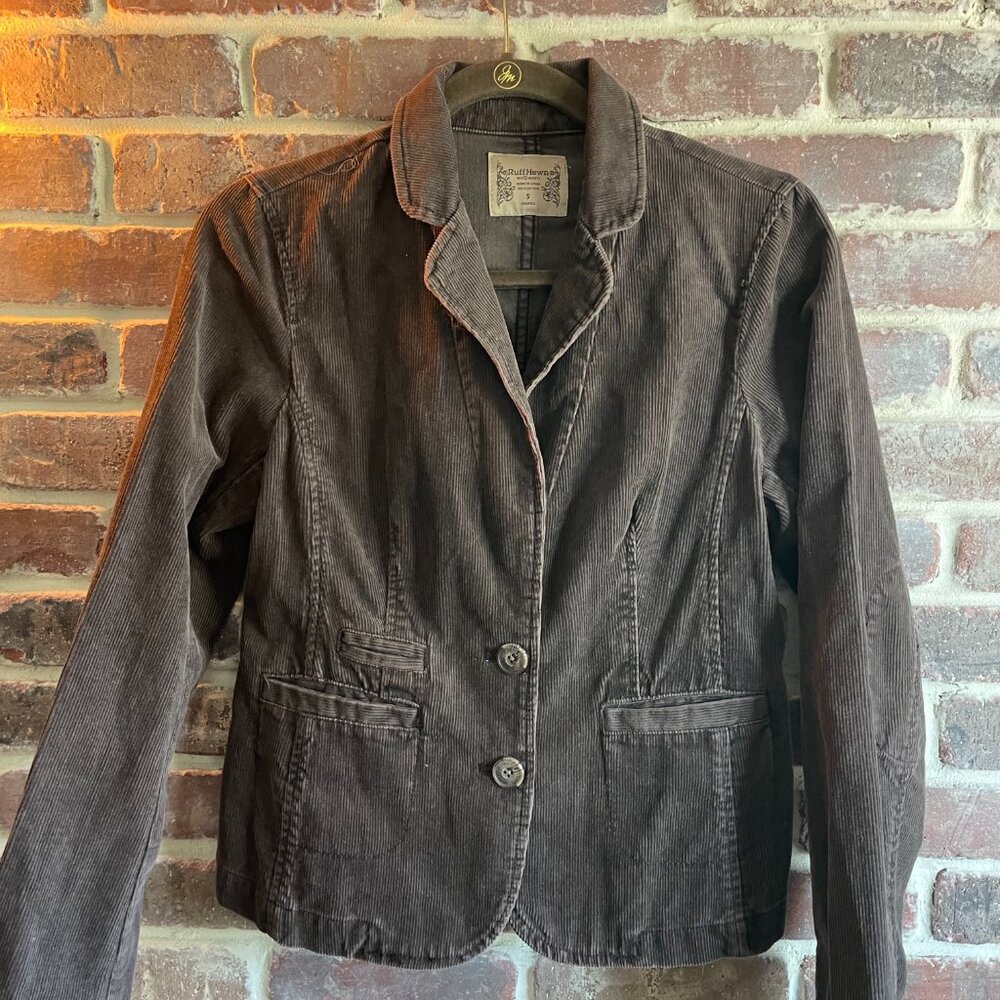 Vintage corduroy blazer woman - Size S